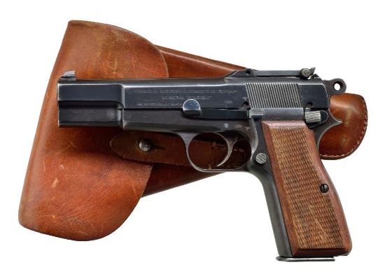 FN WWII BROWNING HI POWER SEMI AUTO PISTOL.
