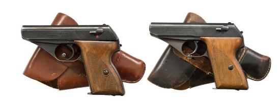 2 MAUSER HSc SEMI AUTO PISTOLS.