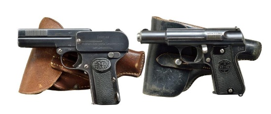 2 SEMI AUTO PISTOLS. DREYSE, ASTRA.