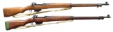 2 ROSS MARK III 1910 CANADIAN BOLT ACTION RIFLES.
