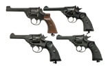 4 CURIO REVOLVERS.