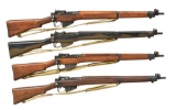 4 NO. 4 MK I BOLT ACTION RIFLES.