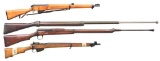 4 RIFLES. 3 NON-GUN TRAINING/PRACTICE & 1 MODERN.