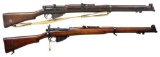 2 BRITISH 22 CALIBER TRAINING RIFLES.