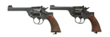 2 ENFIELD No. 2 MK I SERVICE REVOLVERS.