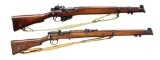 2 CURIO BOLT ACTION RIFLES. 1 ENFIELD & 1 BSA.