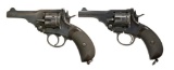 2 WEBLEY SERVICE REVOLVERS.