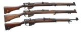 3 BRITISH BOLT ACTION RIFLES.