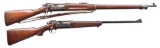 2 SPRINGFIELD MODEL1898 KRAG BOLT ACTION RIFLES.