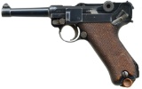 DWM 1914 MILITARY LUGER SEMI AUTO PISTOL.