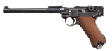 DWM MODEL 1914 ARTILLERY LUGER SEMI AUTO PISTOL.