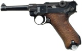 MAUSER 42 CODE LUGER SEMI AUTO PISTOL.