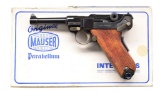 MAUSER PARABELLUM SWISS STYLE SEMI AUTO PISTOL.