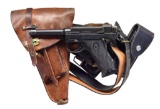 SWEDISH LAHTI MODEL 40 SEMI AUTO PISTOL RIG.