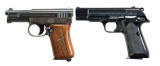 2 PISTOLS, MAUSER & MAB.