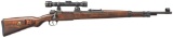 GERMAN HIGH TURRET K98 BOLT ACTION SNIPER RIFLE.