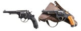 2 SWISS MODEL 1882 REVOLVERS.