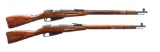 2 IZHEVSK ARSENAL M91/30 BOLT ACTION RIFLES.