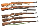 5 FINNISH BOLT ACTION RIFLES.