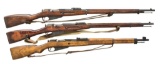 3 BOLT ACTION RIFLES.