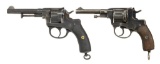 2 NAGANT REVOLVERS.
