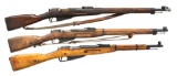 3 MOSIN NAGANT RIFLES.
