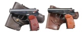 2 MAKAROV SEMI AUTO PISTOLS.