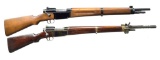 2 MAS MODEL 1936 BOLT ACTION RIFLES.