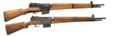 2 MAS MODEL 1944 SEMI AUTO RIFLES.