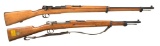 2 BOLT ACTION MILITARY RIFLES.