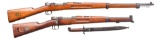 2 SWEDISH MILITARY BOLT ACTION RIFLES.