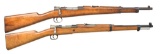 2 SPANISH BOLT ACTION MILITARY RIFLES.