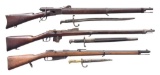 3 EUROPEAN BOLT ACTION MILITARY RIFLES.