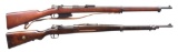 2 MILITARY BOLT ACTION RIFLES.