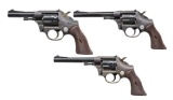 3 HI-STANDARD SENTINEL MODEL R-101 REVOLVERS.