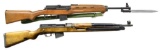2 SEMI AUTO RIFLES, EGYPTIAN & CZECH.
