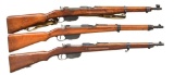 3 STEYR 1895 BOLT ACTION CARBINES.