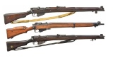 3 BOLT ACTION RIFLES.
