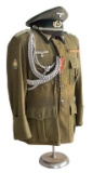 2 WWII GERMAN TUNICS & 1 CAP.