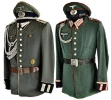 2 WWII GERMAN ARMY UNIFORMS.