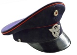 WWII GERMAN ENLISTED RAILWAY POLICE VISOR