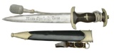 WWII GERMAN M33 GROUND ROHM SS DAGGER.