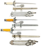 3 WWII GERMAN ARMY DAGGERS.