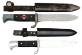 3 WWII GERMAN EDGED WEAPONS.