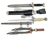 2 WWII GERMAN DAGGERS.