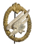WWII GERMAN PARATROOPER BADGE.