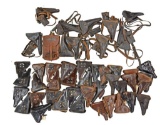 LUGER HOLSTERS, 1 MAP CASE & M1 CARBINE