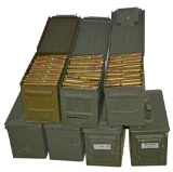 1000+ ROUNDS 50 CAL API AMMO IN 7 AMMO CANS.