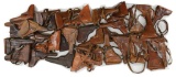50 MOSTLY SWISS LUGER HOLSTERS.