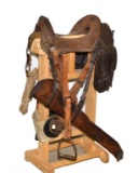 1904 MCCLELLAN SADDLE WITH EQUIPMENT.
